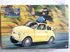 루팡 3세 FIAT 1/24 스케일 프라모델 카리오스트로의 성 추적