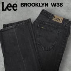 Lee BROOKLYN ブラックデニム W38 L34 ストレート