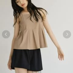 earthy_ フレアキャミソール スイムショートパンツ 水着 上下セットのサムネイル