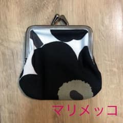 marimekkoがま口　コインケース　小物入りのサムネイル