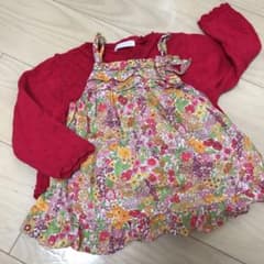 べべ　リバティ　トップス チュニック ワンピースのサムネイル