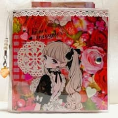 【専用】おすそ分けファイル　B7バインダー おすそ分けファイル B7バインダー いちご柄 ガール - メルカリ