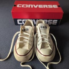 23㌢CONVERSE ALL STAR ホワイト スニーカーのサムネイル