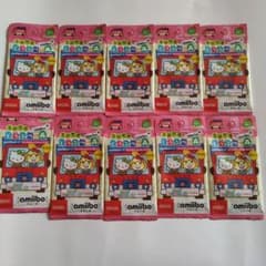 どうぶつの森 amiiboカード サンリオ 未開封 新品 10パックのサムネイル