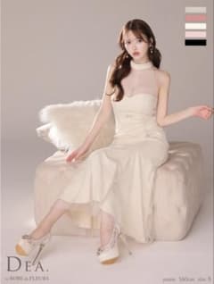 あ*う様 ROBE de FLEURS バックリボン チュール Aラインロングドのサムネイル
