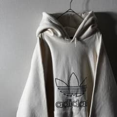 希少 90s USA製 old adidas センターロゴ 刺繍 肉厚 パーカー - メルカリ