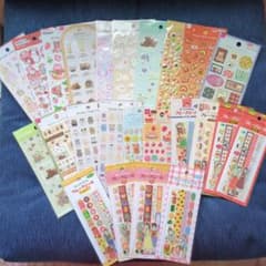ダイソー、セリア、キャンドゥ シールセット☆24点のサムネイル