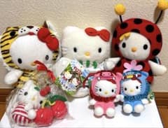 サンリオ ハローキティ ご当地 ぬいぐるみ 5体セット 平成レトロ レア
