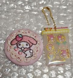 マイメロディ 刺繍缶バッジ ごほうびシール セットのサムネイル