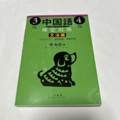 中国語検定対策 文法編 3級 4級のサムネイル