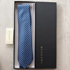 新品 BVLGARI ネクタイ 7 FOLDS ブルー系 - メルカリ