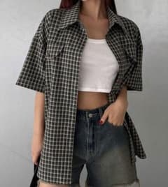 dazy チェック柄 半袖シャツのサムネイル