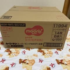 moony 女の子用 スーパービッグ(XXXL) 14枚入 6袋のサムネイル