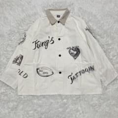 【極美品】FRAMeWORK×PAYDAY 別注 rakugaki カバーオール 極美品】FRAMeWORK×PAYDAY 別注 rakugaki カバーオール - メルカリ