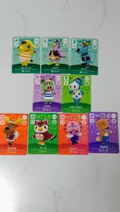 どうぶつの森 amiiboカード 9枚セット エレフィンなどのサムネイル