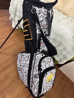 【中古】ラウドマウス•軽量キャディバッグ •『一部、破れ、欠損、スレあり』 中古】ラウドマウス•軽量キャディバッグ •『一部、破れ、欠損、スレ