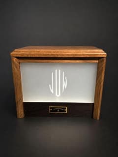 J UNIQUE WOOD 목제 케이스 파인트 글라스 수납 박스 넬 디자인