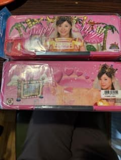 松浦亜弥　あやや筆入れ！両開きタイプです！鉛筆削り付き！未使用品！のサムネイル