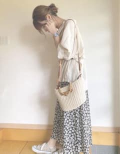 wcloset  麻レーヨン開襟シャツはおりのサムネイル