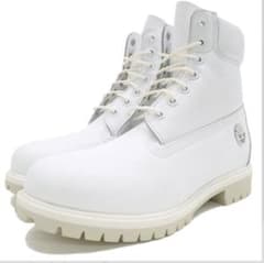 Timberland ホワイトレザーブーツのサムネイル