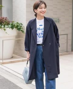 アーバンリサーチドアーズ　ダブルクロスガウンコートのサムネイル