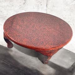 HR400津軽塗　伝統工芸　螺鈿細工　円テーブル　座卓　ローテーブル　　ちゃぶ台 HR400津軽塗 伝統工芸 螺鈿細工 円テーブル 座卓 ローテーブル