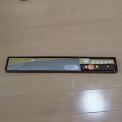 正元　牛刀 約27cm 鋼製 木製ハンドル 源正金牛刀 270mm 木製ハンドル本店工場製日本鋼最上 - メルカリ