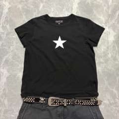 00s【Archive】agnes b. homme/star tee/Y2K黒 - メルカリ