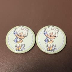 白竜 缶バッジ 2個 まねきねこ イナイレ イナズマイレブン - メルカリ