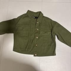 ZARA ミリタリージャケット カーキのサムネイル