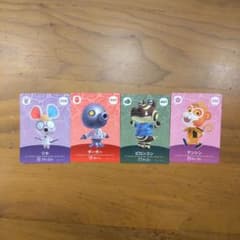 あつまれ どうぶつの森 amiiboカード 4枚セット - メルカリ