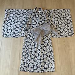 み*マ様 花柄 浴衣ドレス セパレートタイプのサムネイル