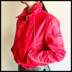 希少】 モンクレール ヴィンテージ スキージャケット 赤 ショート丈 M 