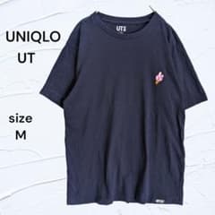 UNIQLO UT × BT21 콜라보 그래픽 T셔츠 맨즈 M 감색