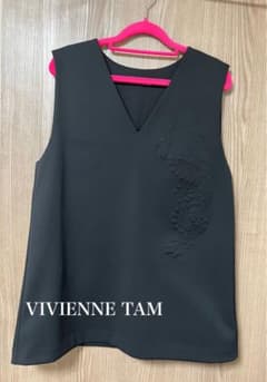 美品】VIVIENNE TAM ヴィヴィアンタム ドラゴン刺繍 ベスト 38 - メルカリ