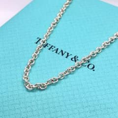 201 美品 ティファニー ネックレス チェーン 太め 2.8mm 51cm - メルカリ