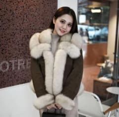 LUVLUX リアル フォックスファーグースダウンジャケット Mサイズ 新品 