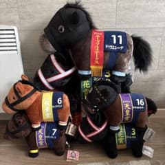 サラブレッドコレクション　ふわふわBIG G1ファンファーレ　7点セット