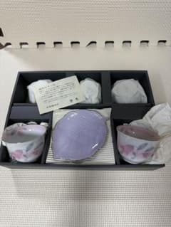 翠泉 湯呑み 葉型小皿 セットのサムネイル
