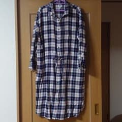 ユニクロチェック柄シャツワンピースのサムネイル