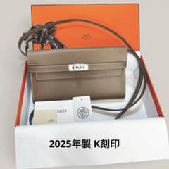 ひ*ろ様 HERMES エトゥープ エプソン K刻印 ケリーウォレットロング ト ひ*ろ様 HERMES エトゥープ エプソン K刻印 ケリーウォレットロング ト