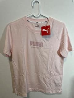 【新品未使用】PUMA　レディース Tシャツ　ベールピンクのサムネイル