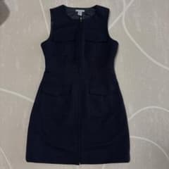 H&M ノースリーブ ベスト ジレ ブラックのサムネイル