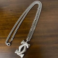 早い者勝ち！Cartier お洒落なチェーン付きカルティエ　ネックレス シルバーのサムネイル