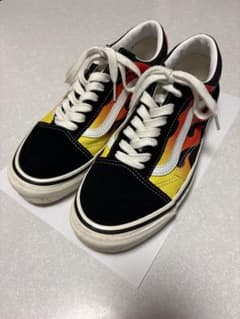 【美品】VANS Old Skool Flame オールドスクール US10.5のサムネイル