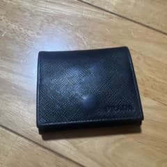 PRADA プラダ サフィアーノレザー コインケース 小銭入れブラック