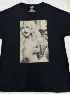 HYSTERIC GLAMOURヒステリックグラマー コートニーラブ Tシャツ黒のサムネイル