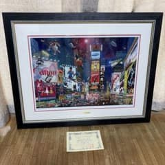 保証書付】シルクスクリーン アレクサンダーチェン タイムズスクエア