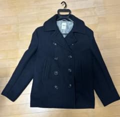 【美品】メンズ　HARVARD ウールピーコート ネイビー Mサイズのサムネイル