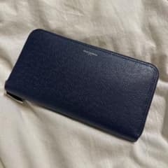 美品】ペッレモルビダ ラウンドジップ 長財布 バルカ ネイビー - メルカリ